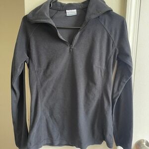 Black XS Columbia fleece quarter zip pullover